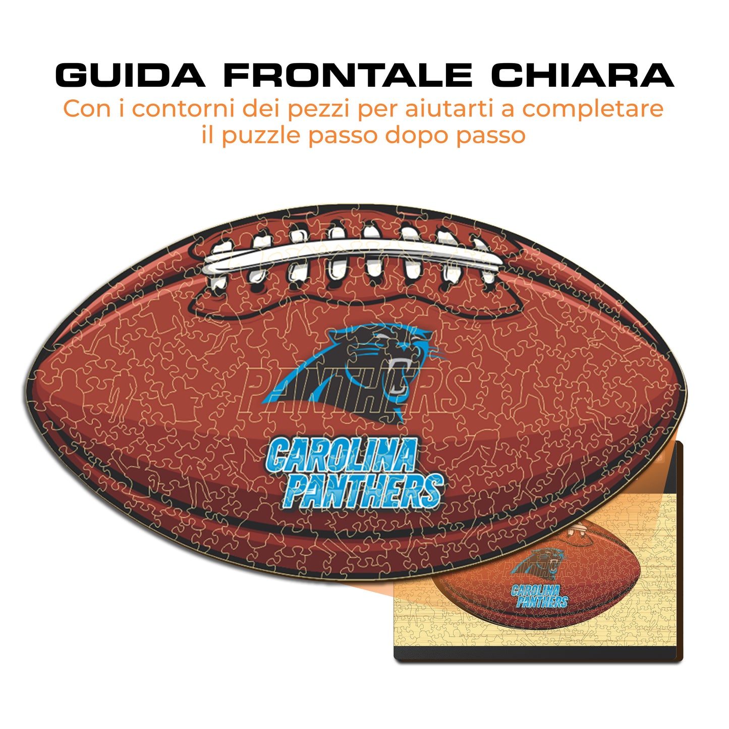 Palla Carolina Panthers™ - Puzzle di Legno