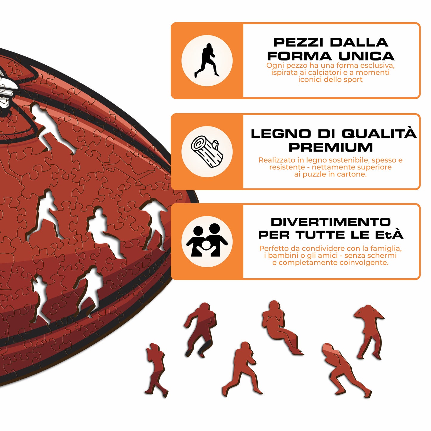 Palla Carolina Panthers™ - Puzzle di Legno