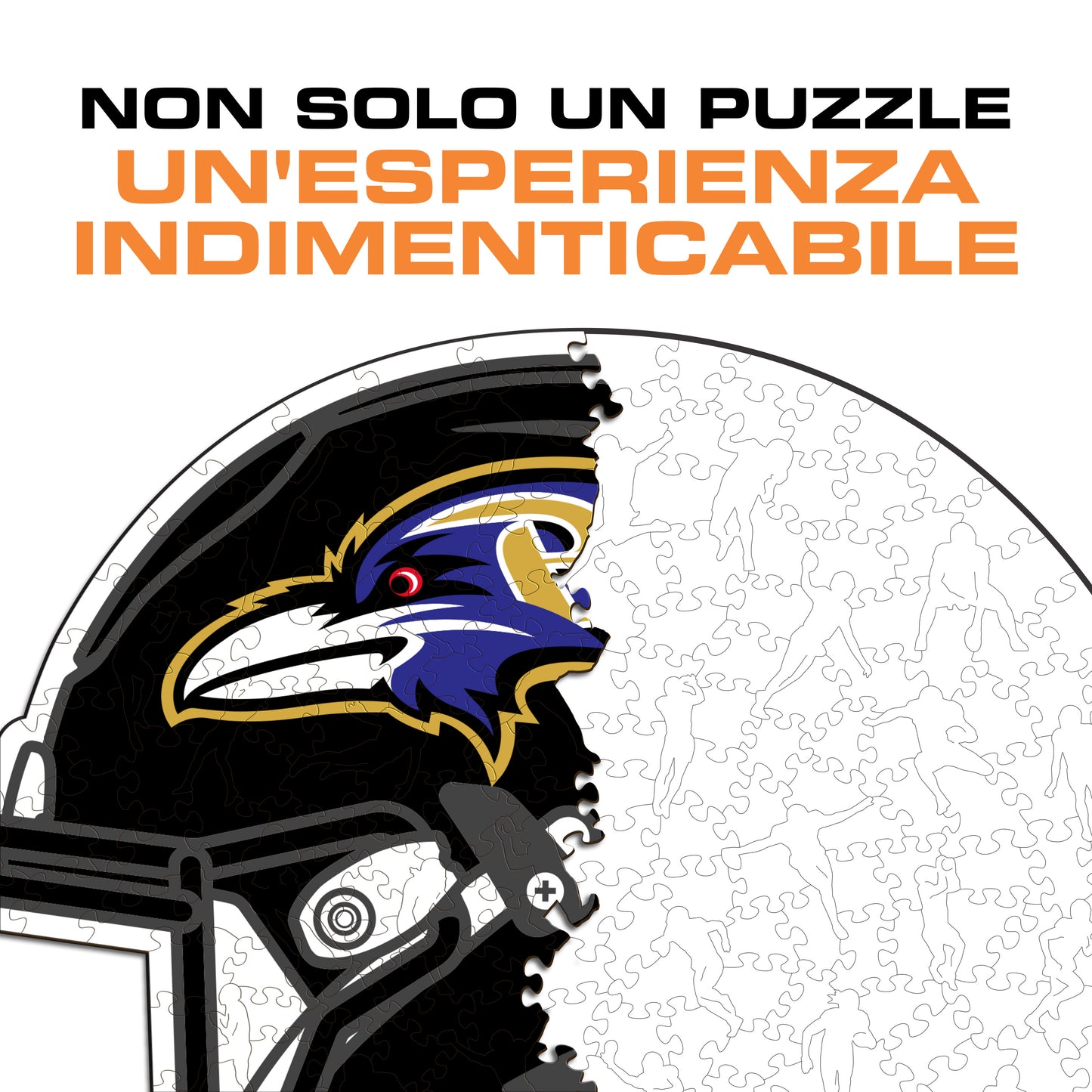 Casco Baltimore Ravens™ - Puzzle di Legno