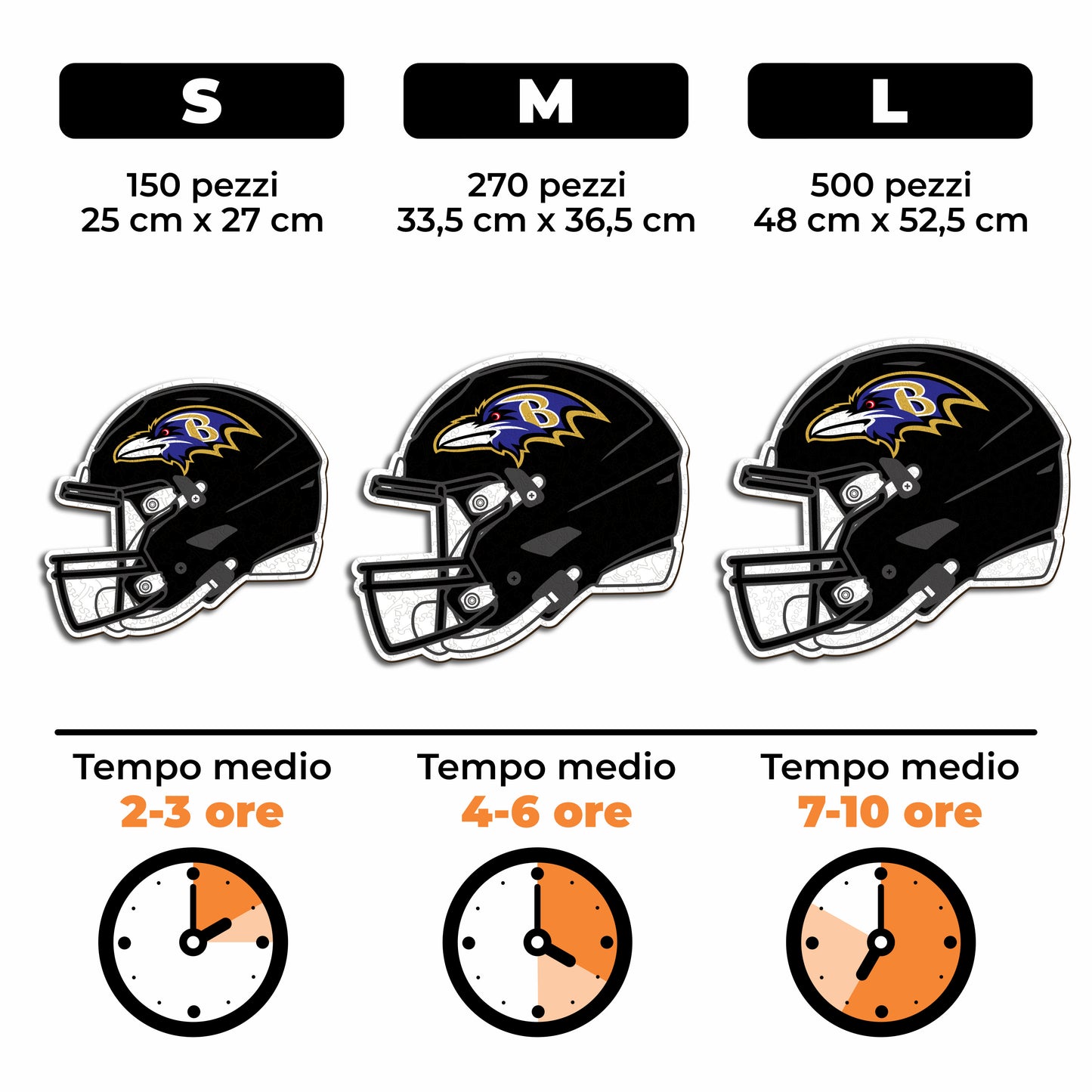 Casco Baltimore Ravens™ - Puzzle di Legno