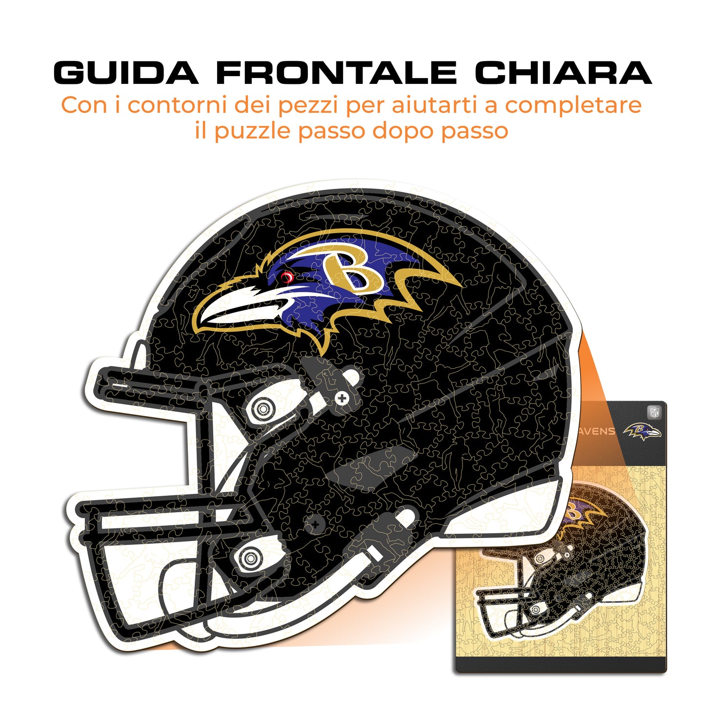 Casco Baltimore Ravens™ - Puzzle di Legno