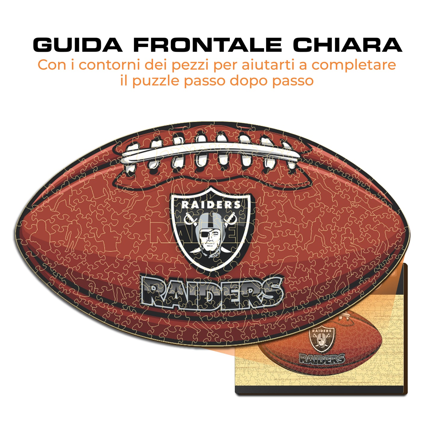Palla Las Vegas Raiders™ - Puzzle di Legno