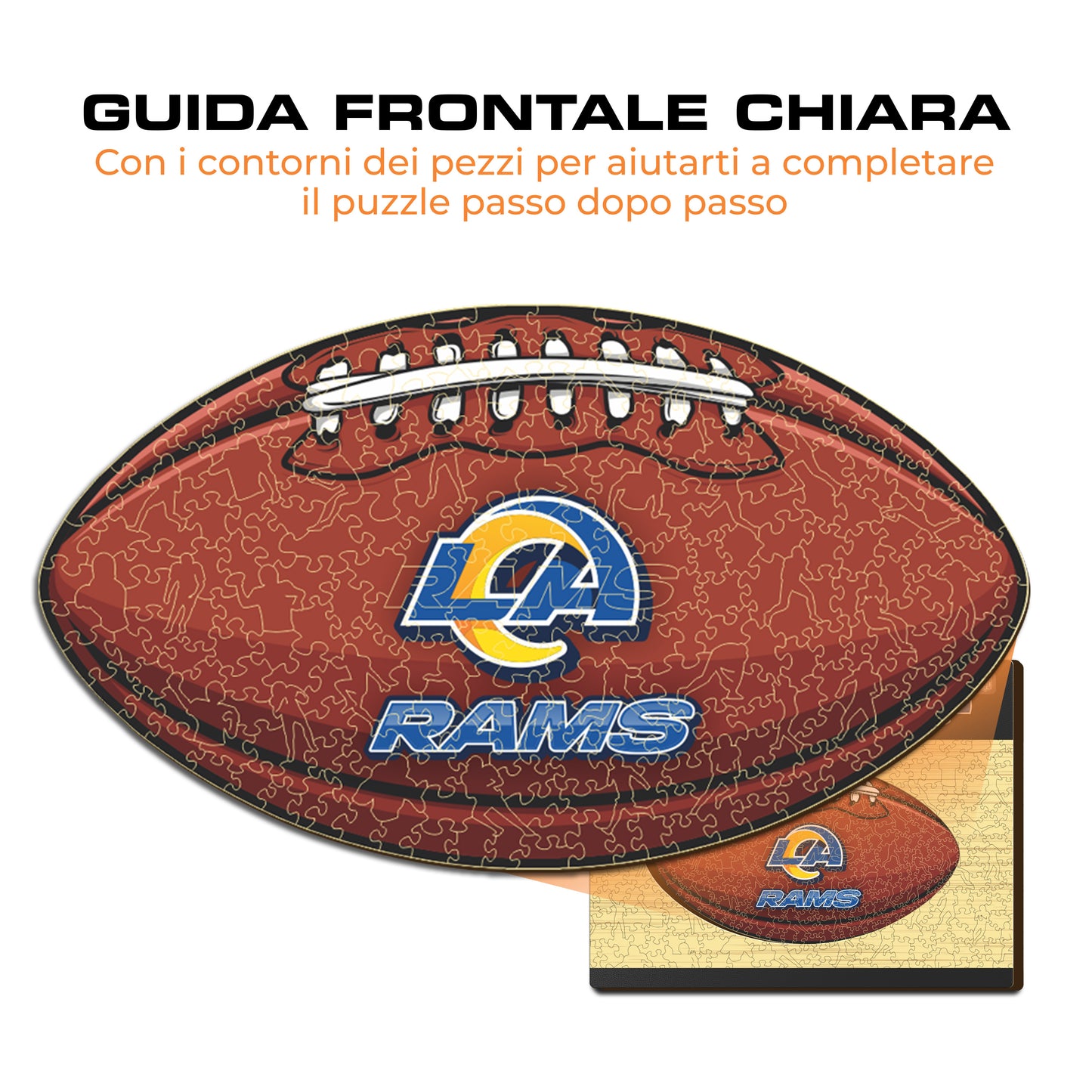 Palla Los Angeles Rams™ - Puzzle di Legno