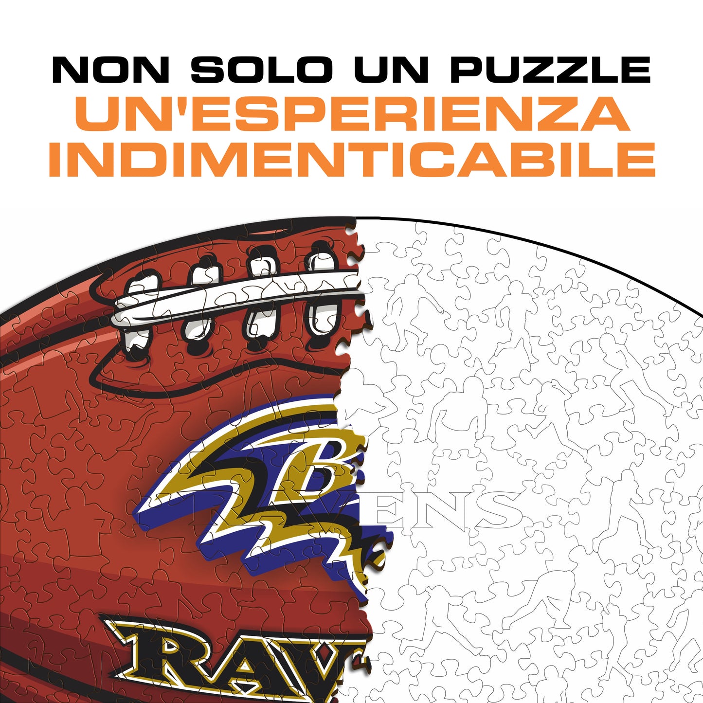Palla Baltimore Ravens™ - Puzzle di Legno