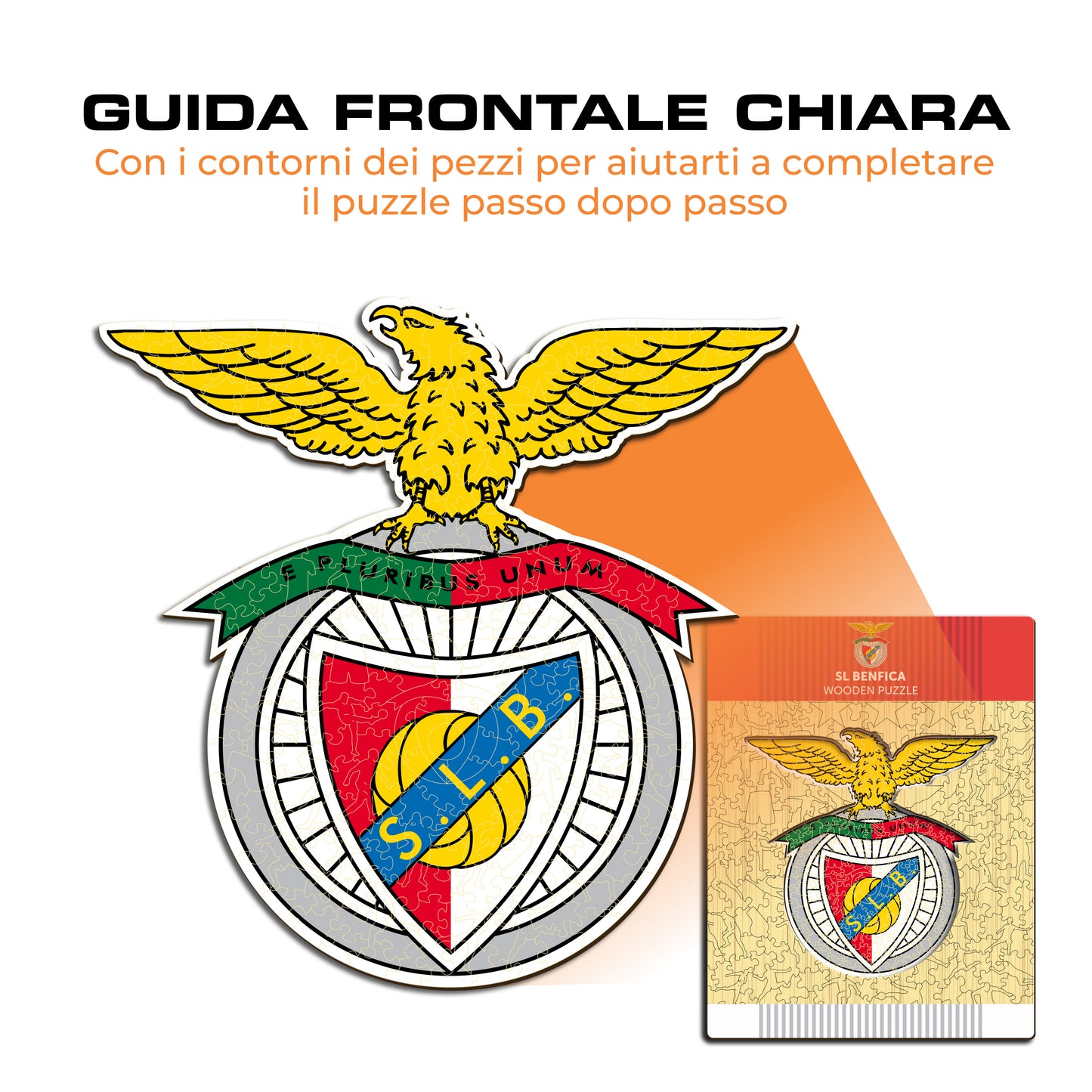 Logo Benfica® - Puzzle di Legno