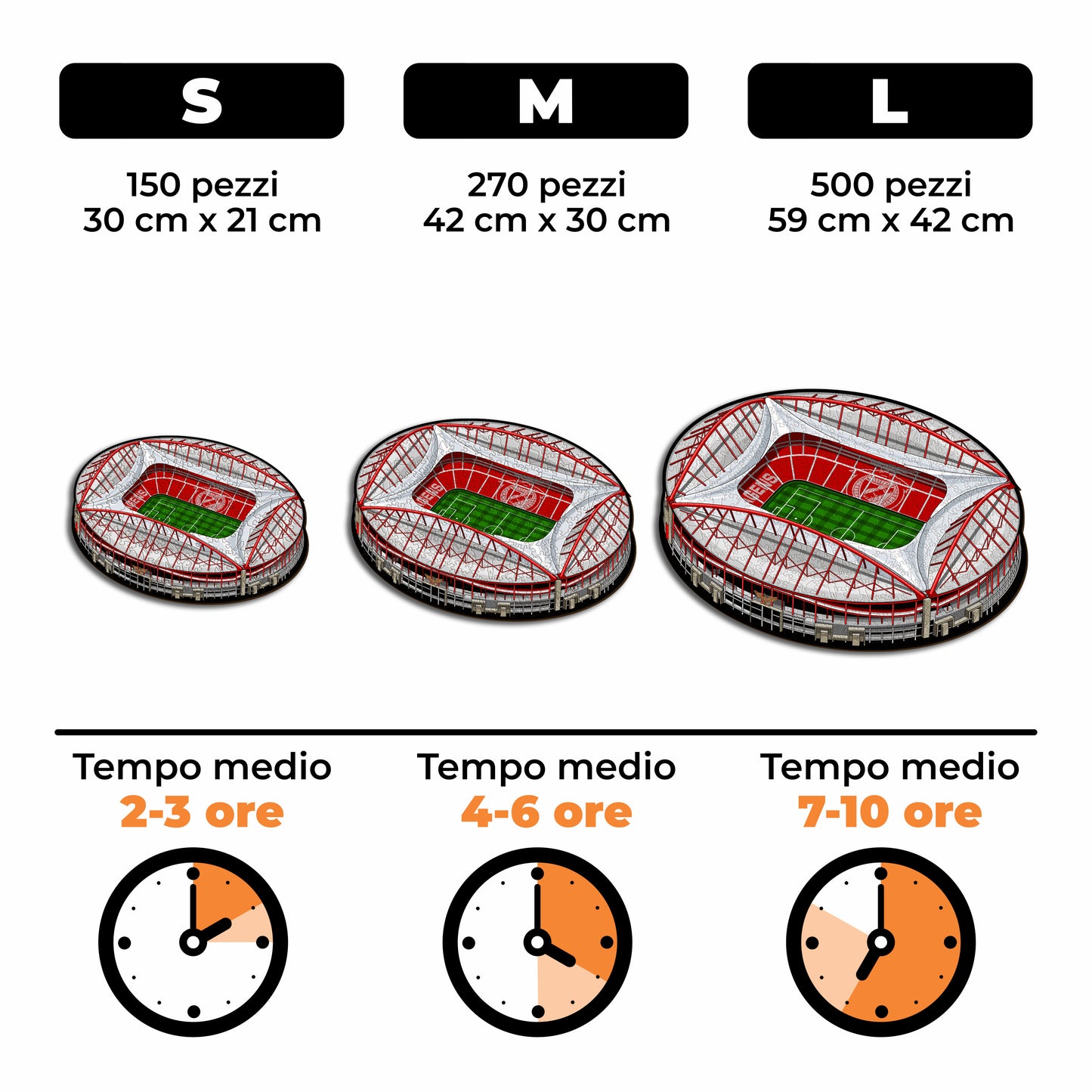 Stadio Benfica® - Puzzle di Legno