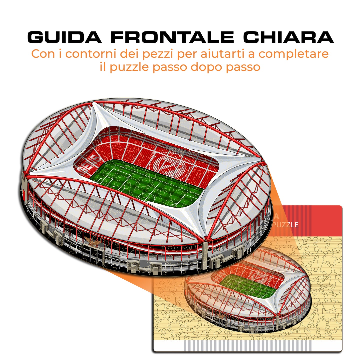 Stadio Benfica® - Puzzle di Legno