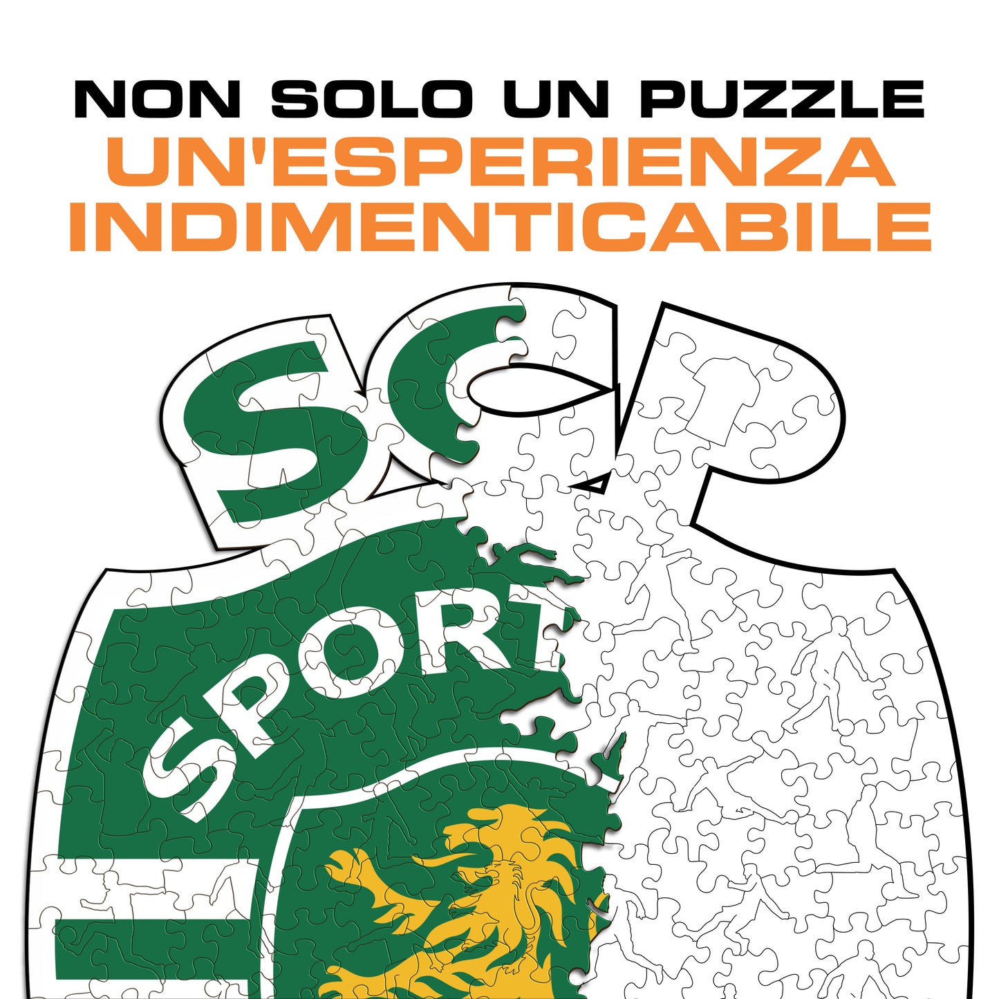 Logo Sporting CP® - Puzzle di Legno
