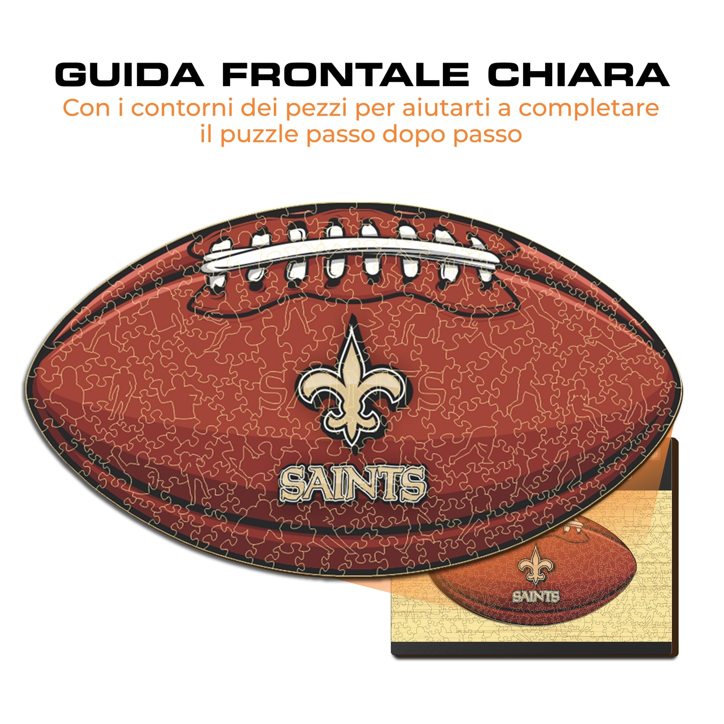 Palla New Orleans Saints™ - Puzzle di Legno