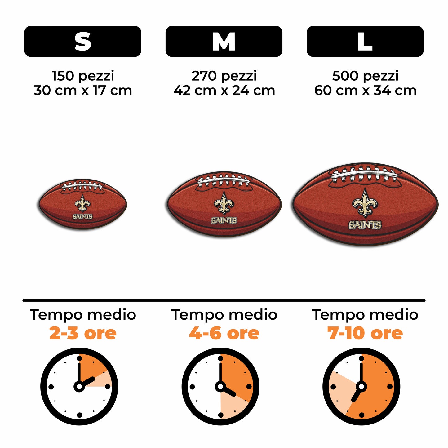 Palla New Orleans Saints™ - Puzzle di Legno