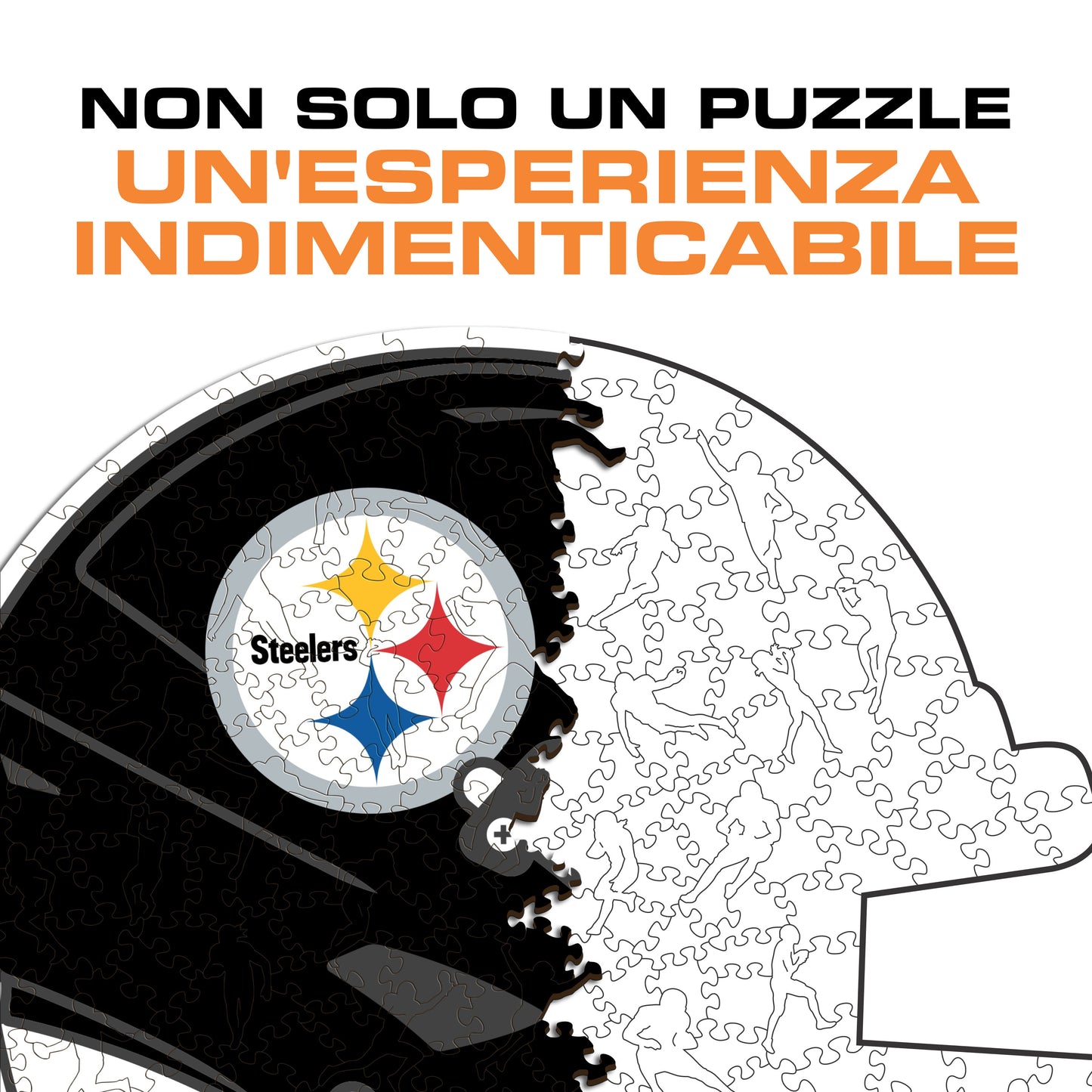 Casco Pittsburgh Steelers™ - Puzzle di Legno