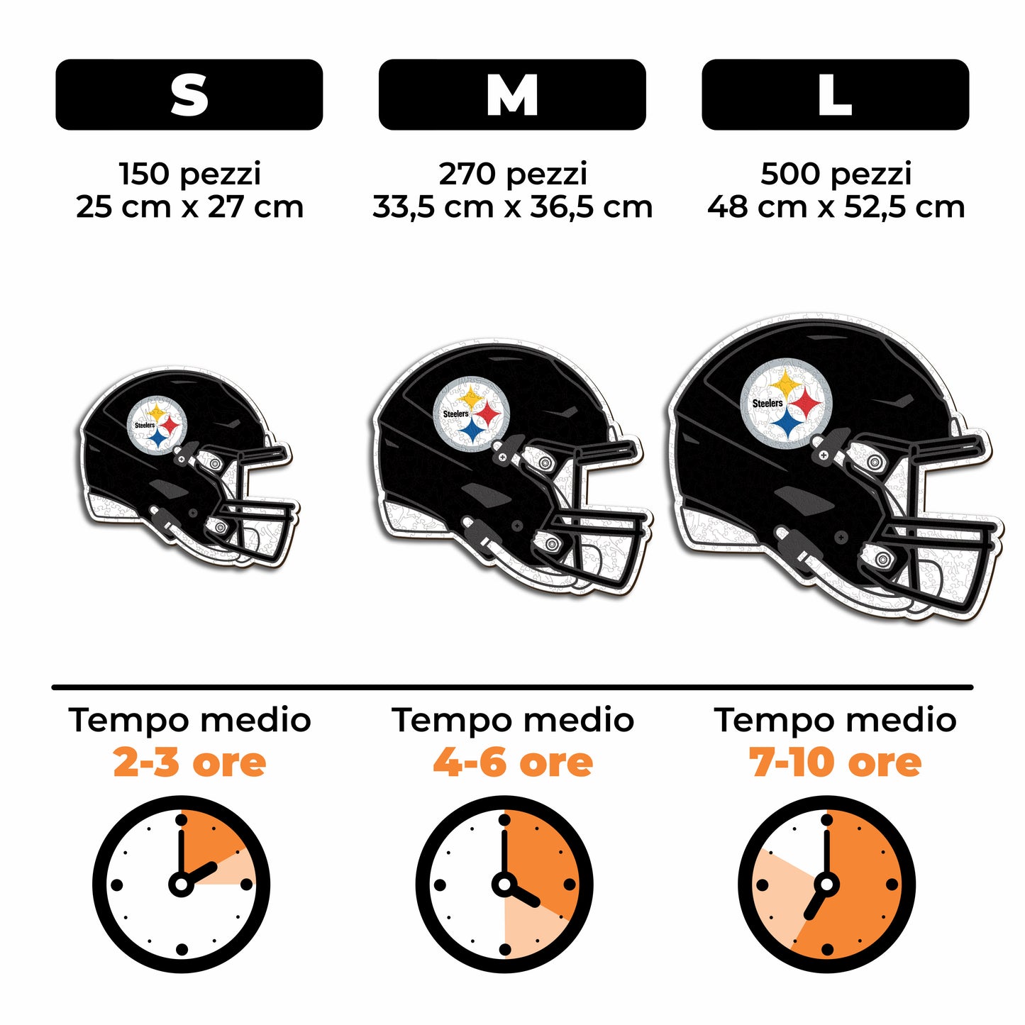 Casco Pittsburgh Steelers™ - Puzzle di Legno
