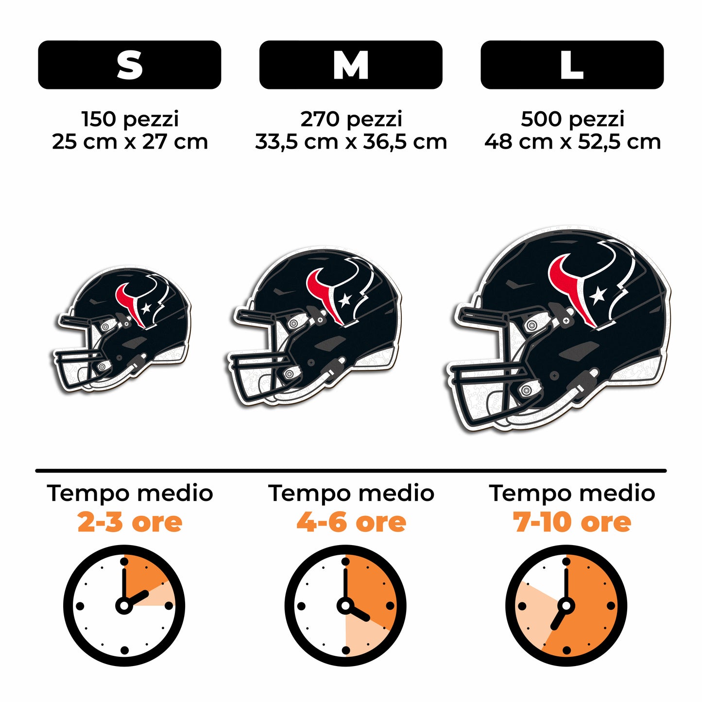 Casco Houston Texans™ - Puzzle di Legno