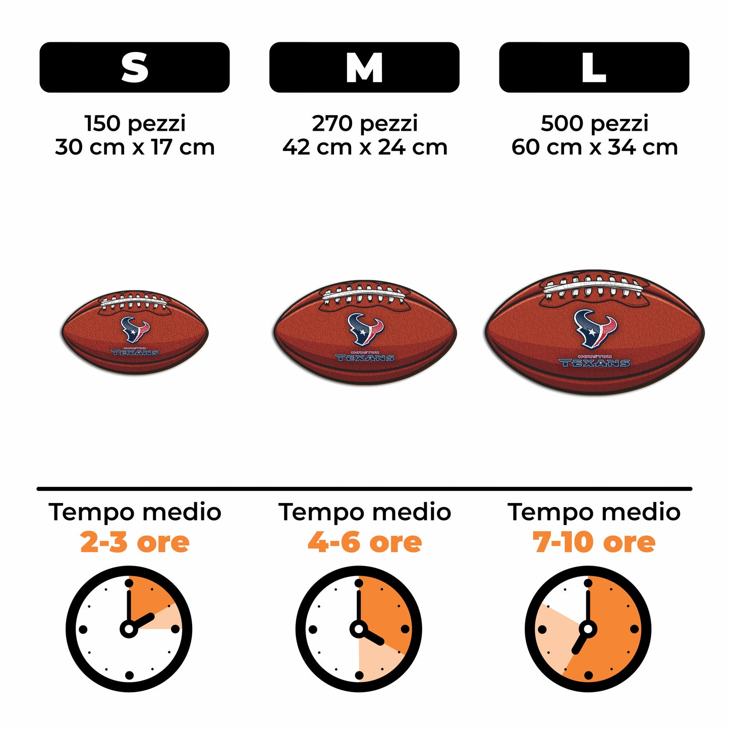 Palla Houston Texans™ - Puzzle di Legno