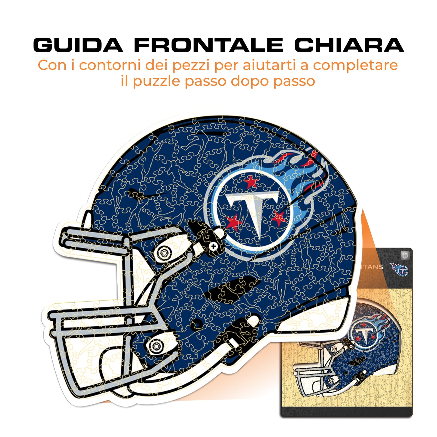 Casco Tennessee Titans™ - Puzzle di Legno