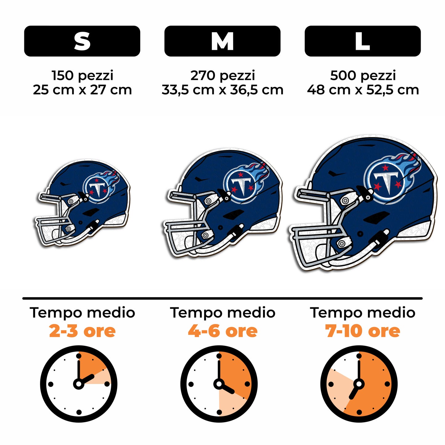 Casco Tennessee Titans™ - Puzzle di Legno