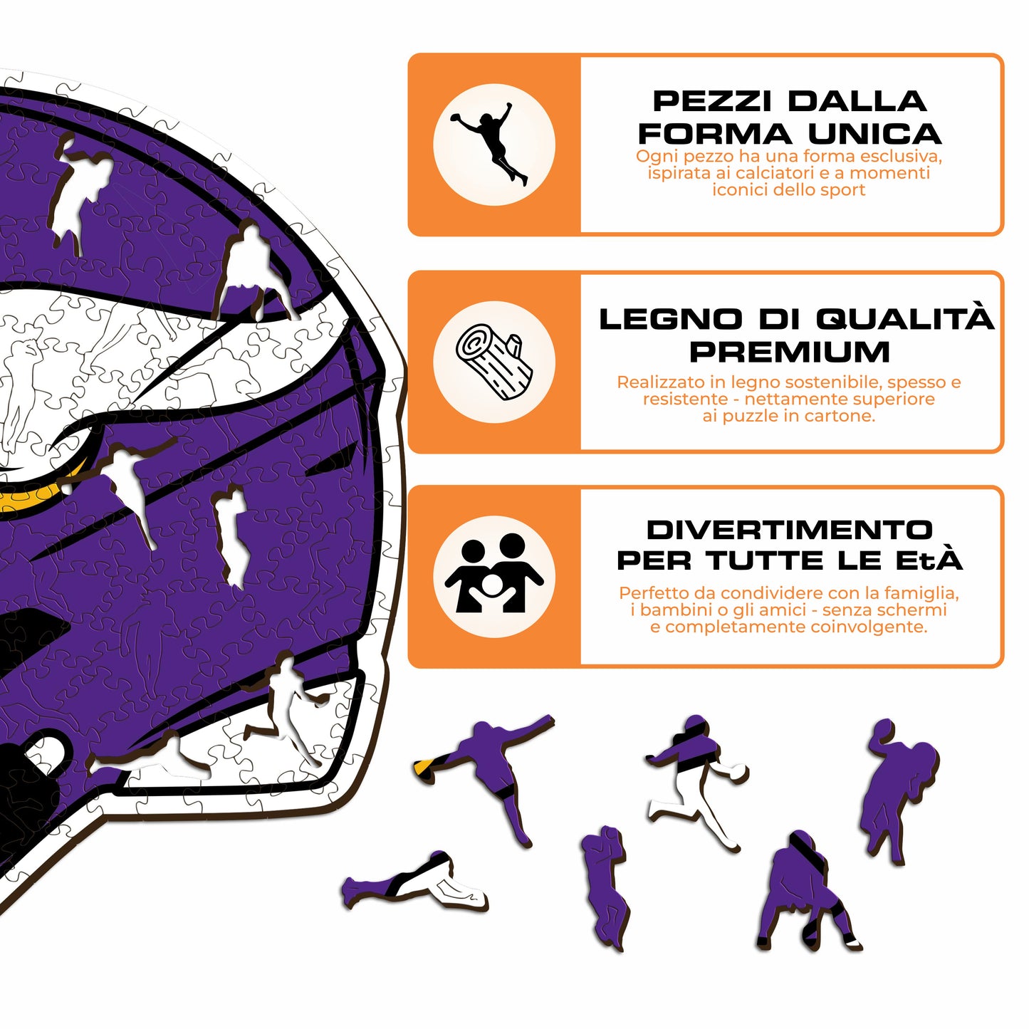 Casco Minnesota Vikings™ - Puzzle di Legno