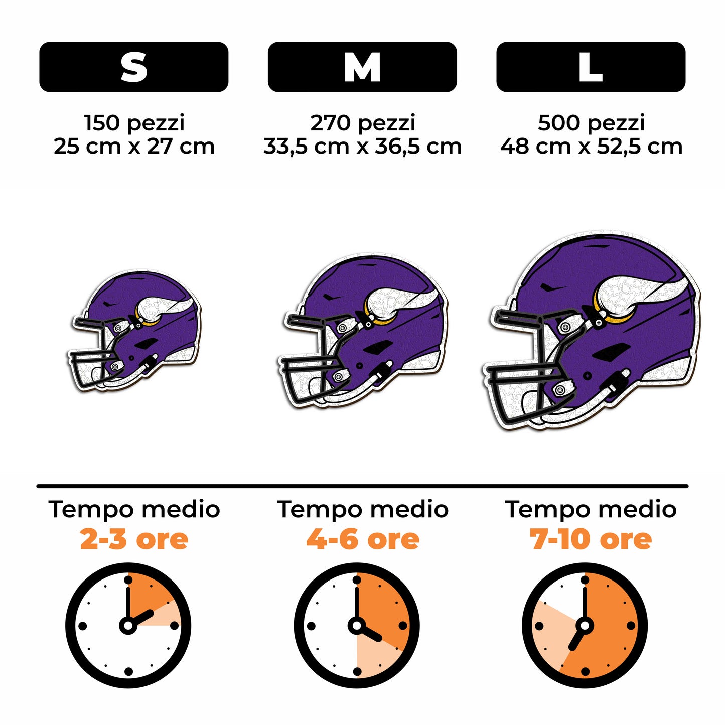 Casco Minnesota Vikings™ - Puzzle di Legno