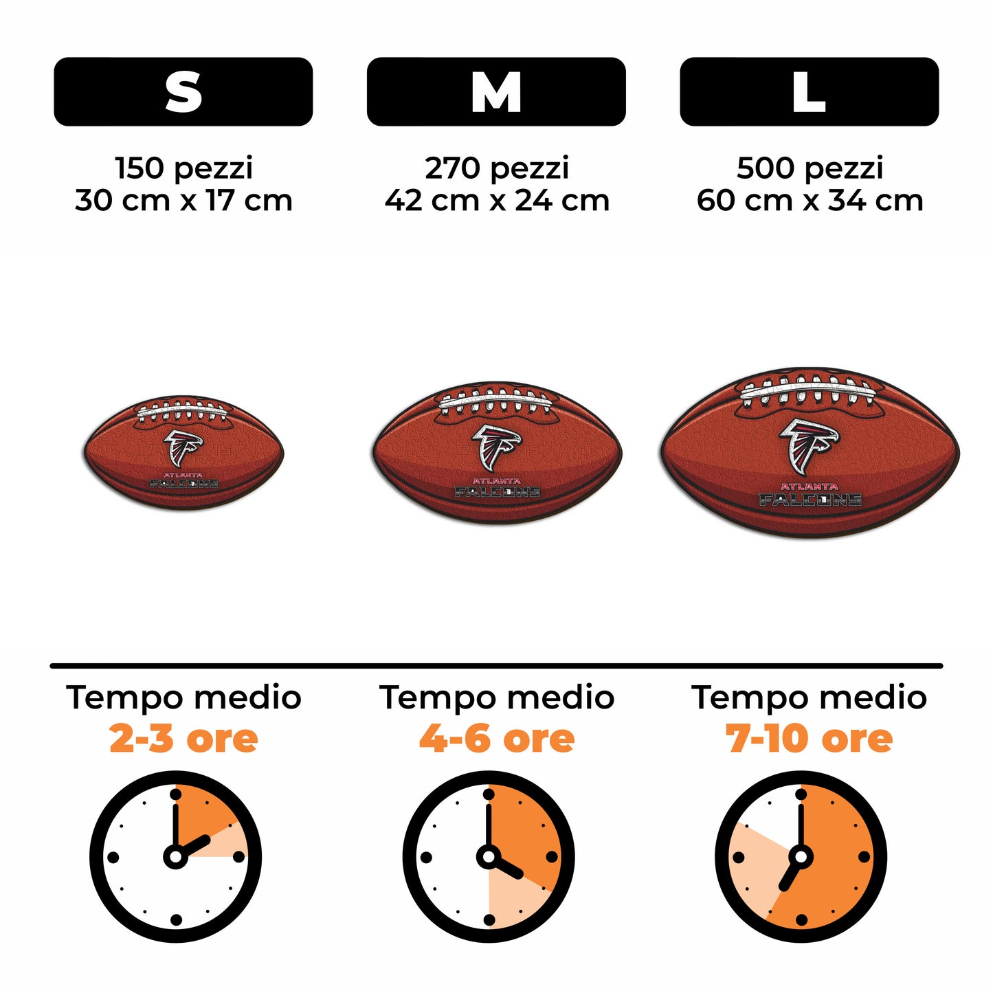Palla Atlanta Falcons™ - Puzzle di Legno