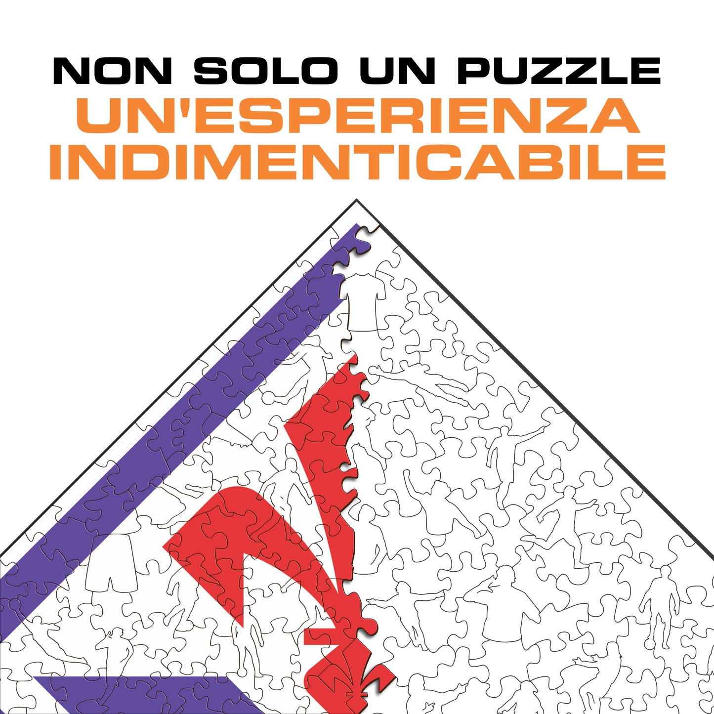 Logo ACF Fiorentina® - Puzzle di Legno