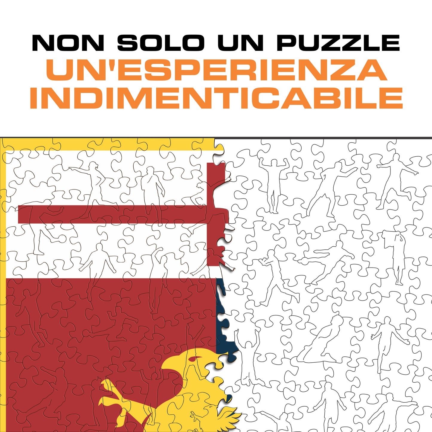 Logo Genoa® - Puzzle di Legno