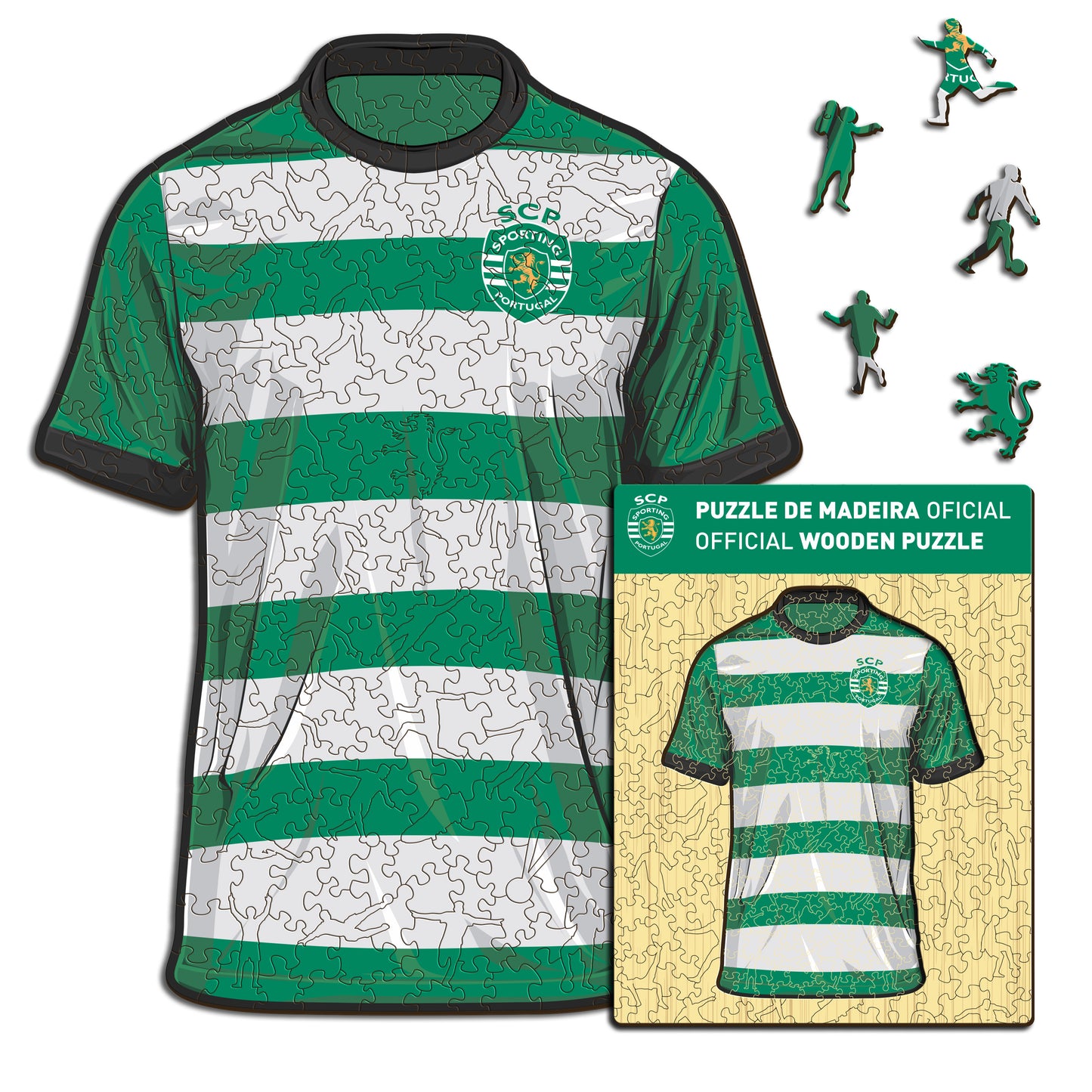 Maglia Sporting CP® - Puzzle di Legno
