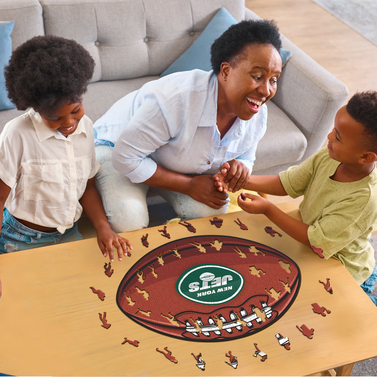 Palla New York Jets™ - Puzzle di Legno