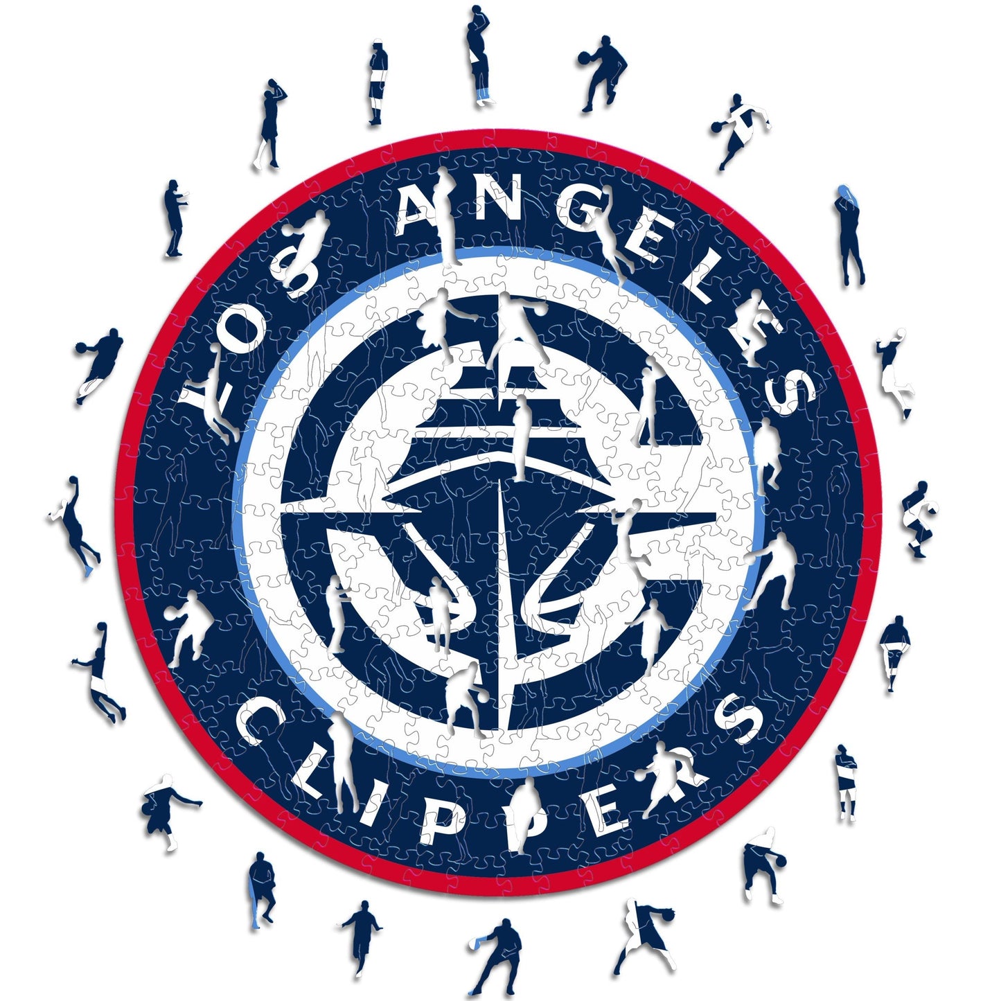 Los Angeles Clippers™ Logo - Puzzle di Legno