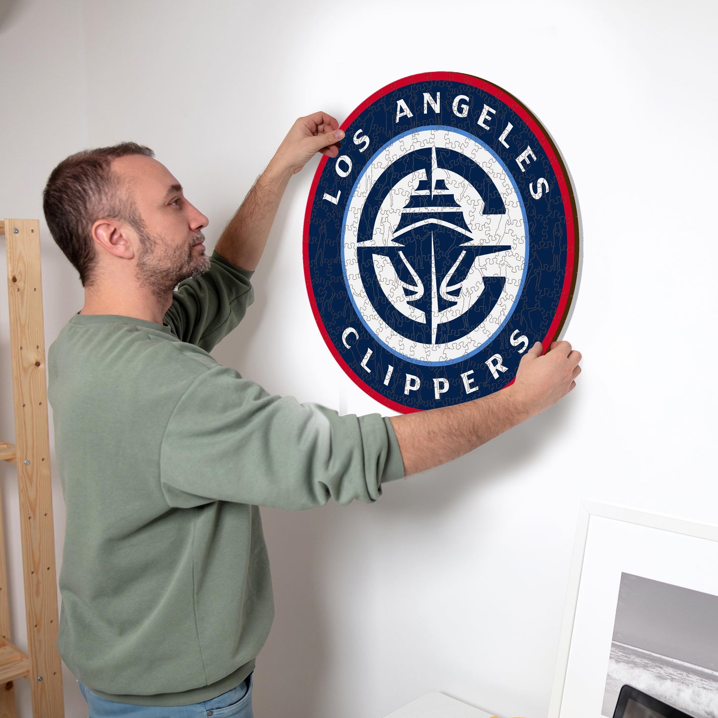 Los Angeles Clippers™ Logo - Puzzle di Legno