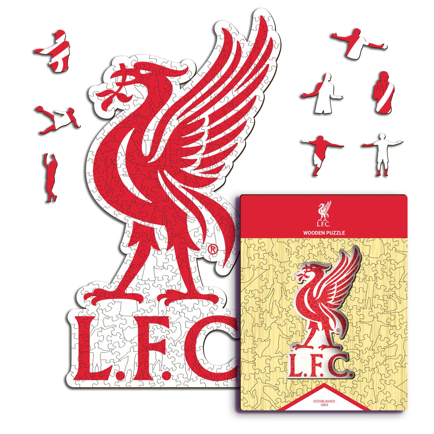 Logo Classic Liverpool® - Puzzle di Legno