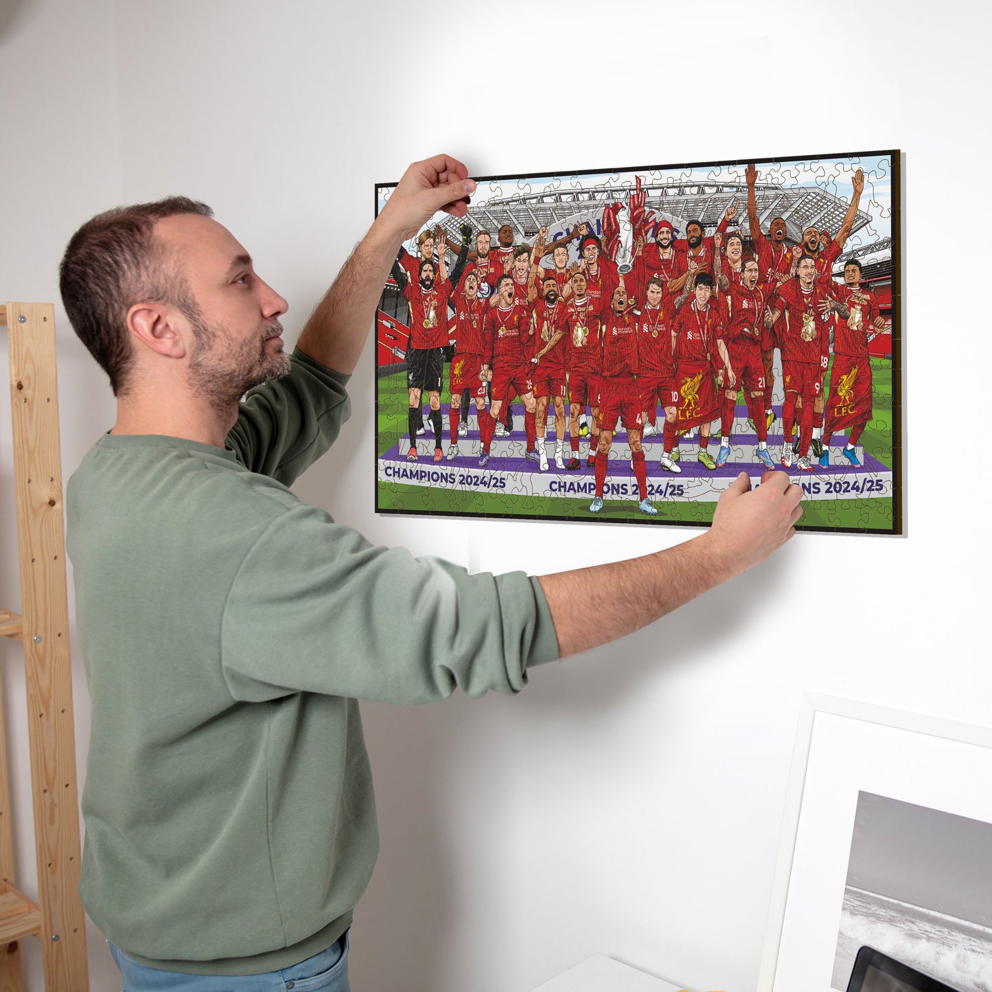 Liverpool FC® Premier League Champions 24/25 - Puzzle di Legno