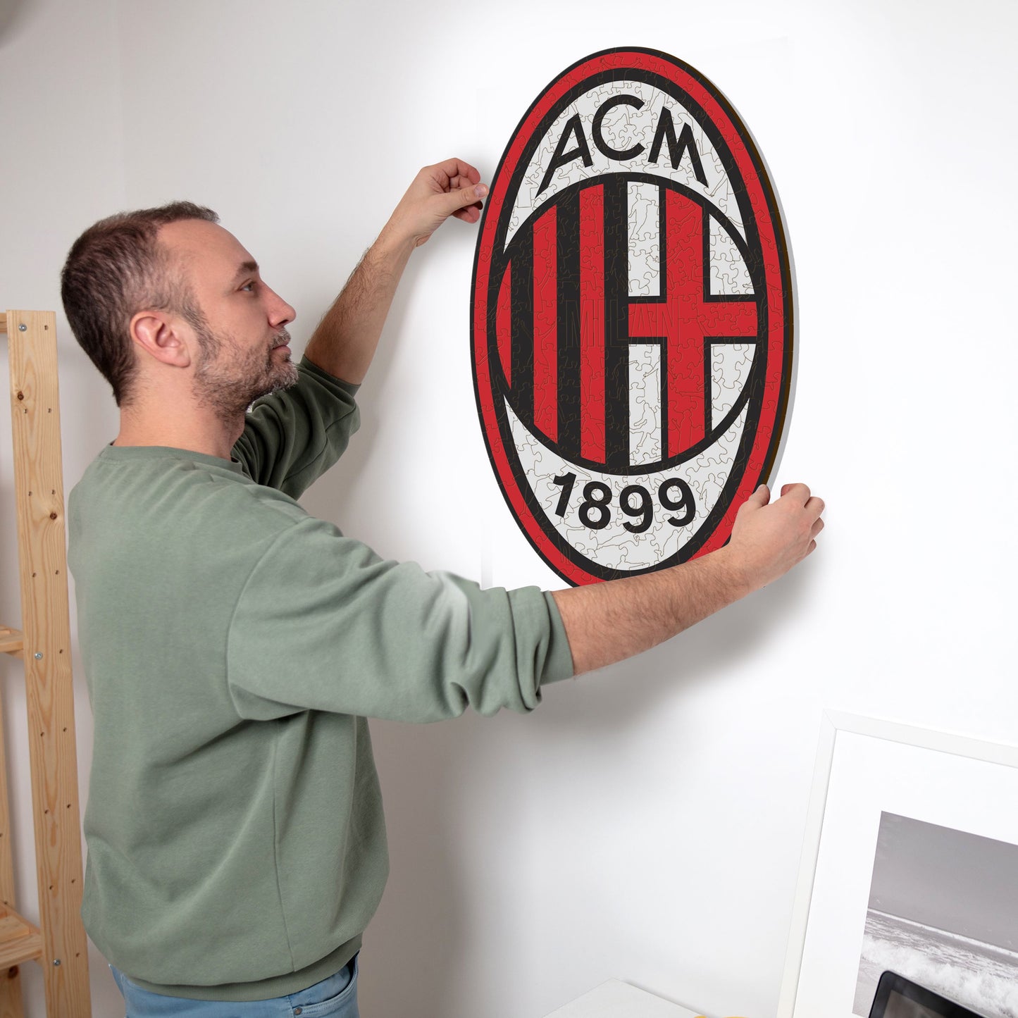 Logo Milan® - Puzzle di Legno