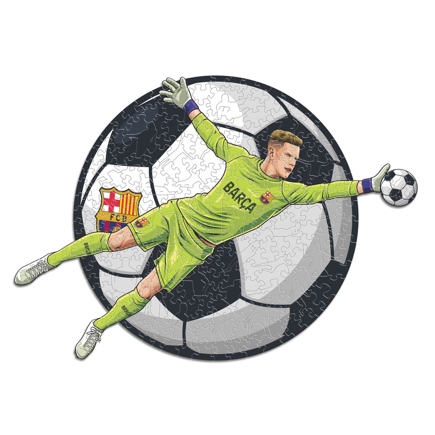 Ter Stegen - Puzzle di Legno Ufficiale