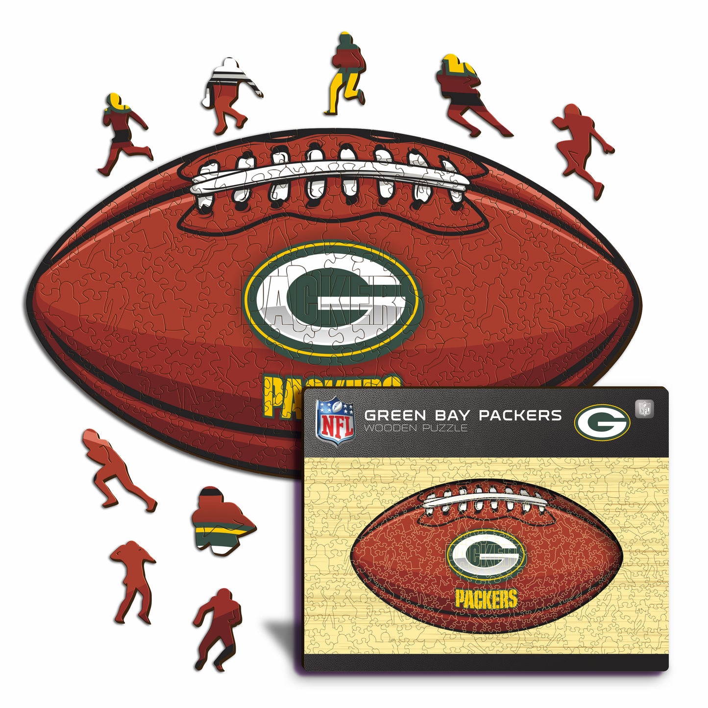 Palla Green Bay Packers™ - Puzzle di Legno