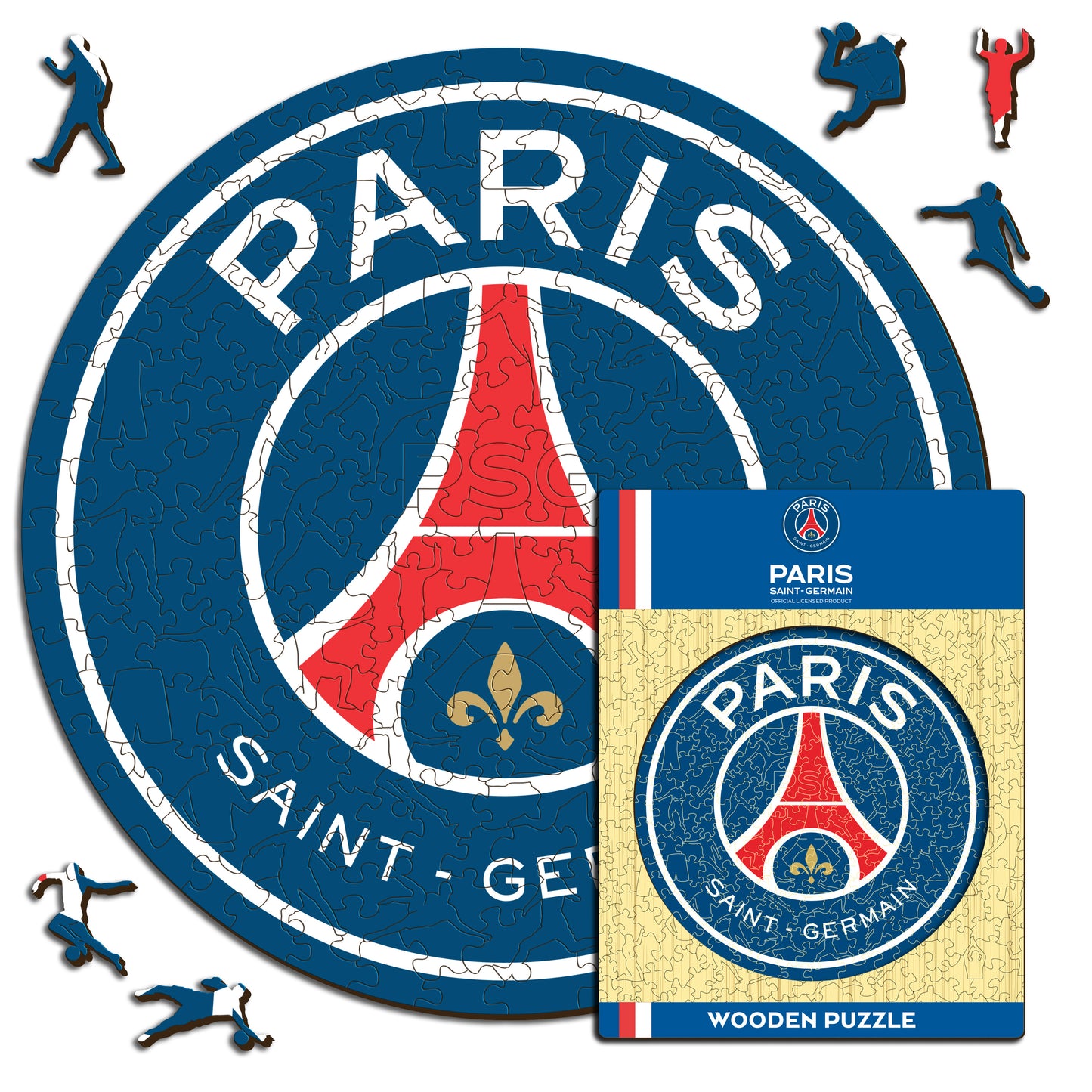 Logo Paris Saint-Germain® - Puzzle di Legno