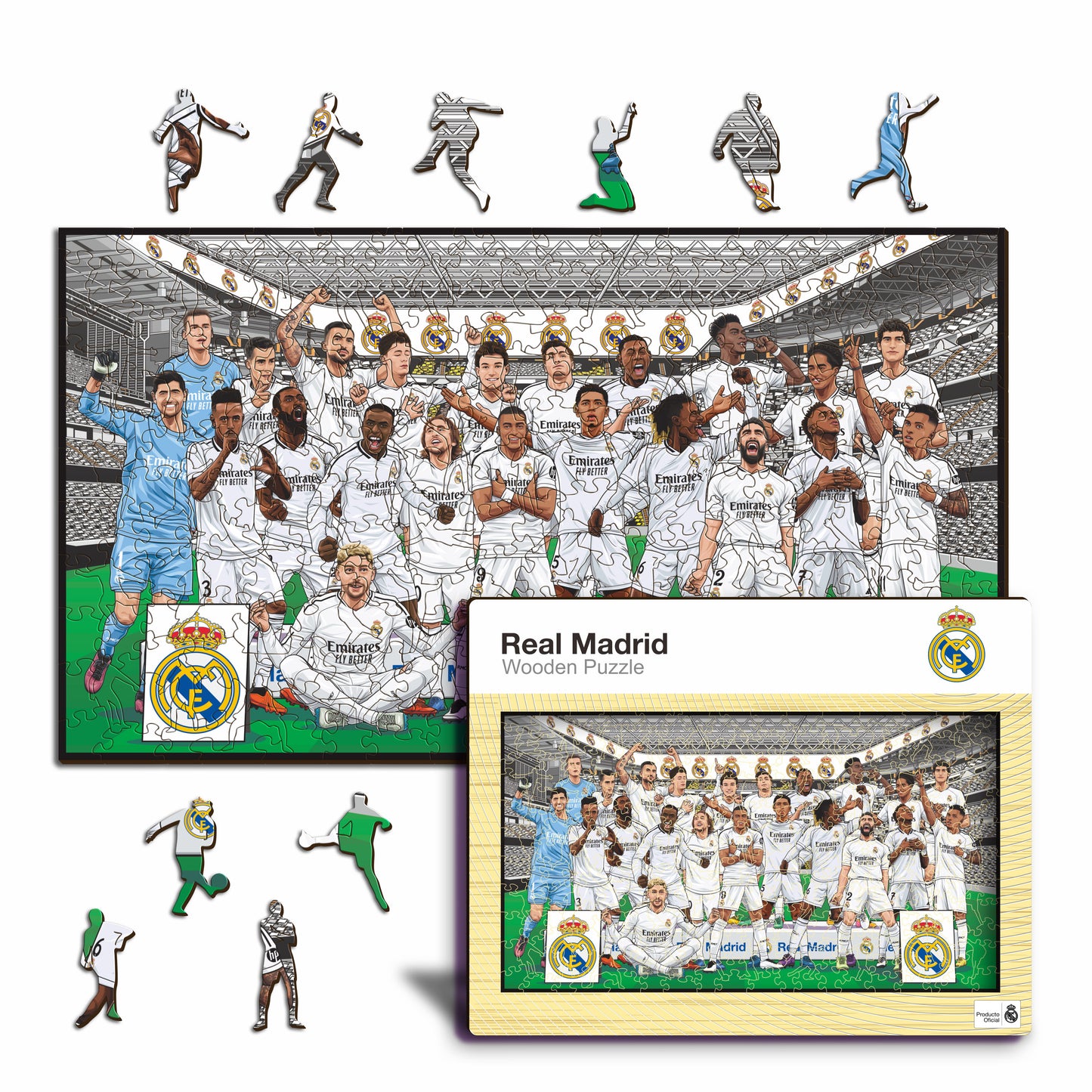 2 PACK Real Madrid® Logo + Squadra