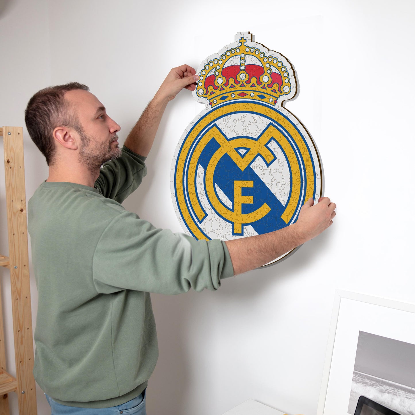 Logo Real Madrid® - Puzzle di Legno