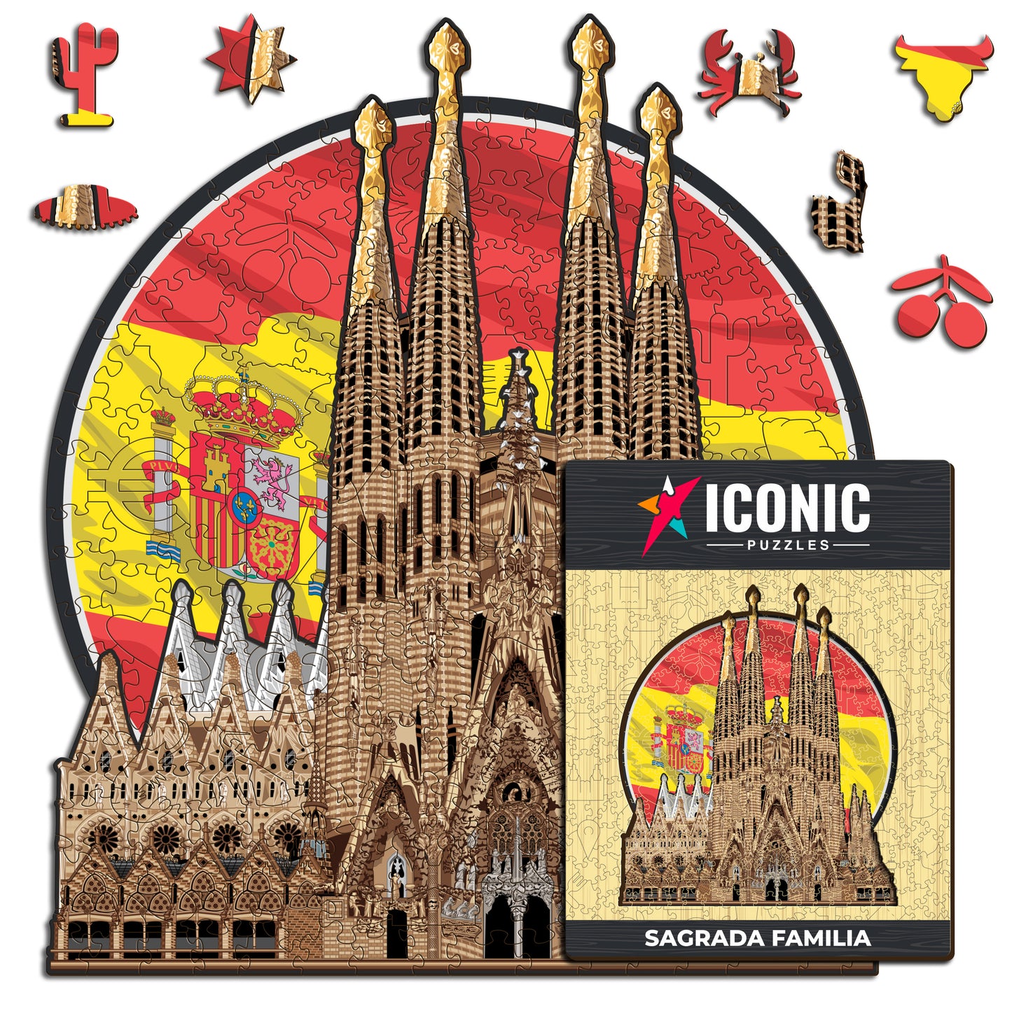 Sagrada Família - Puzzle di Legno