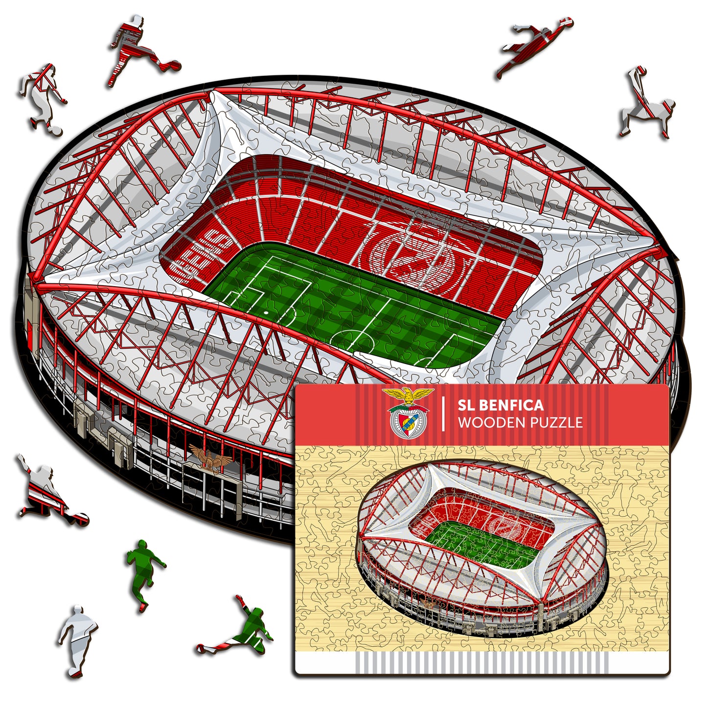 Stadio Benfica® - Puzzle di Legno
