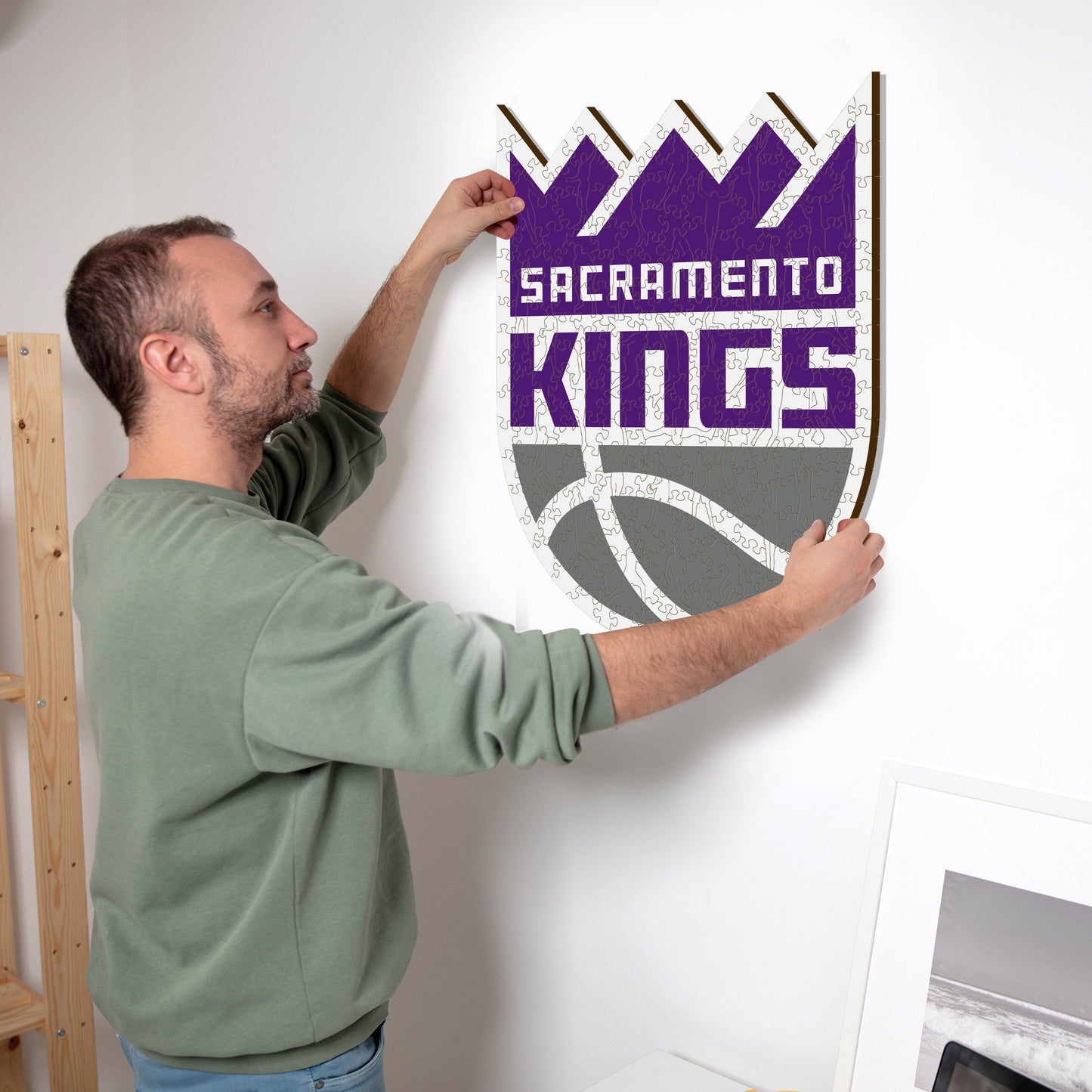Sacramento Kings™ Logo - Puzzle di Legno