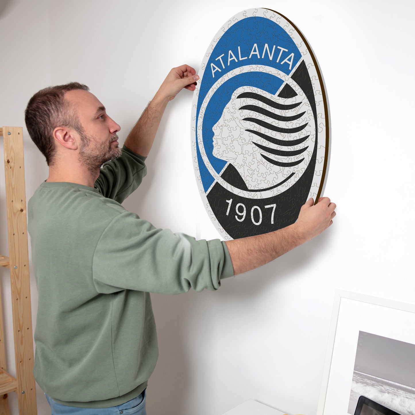 Logo Atalanta® - Puzzle di Legno