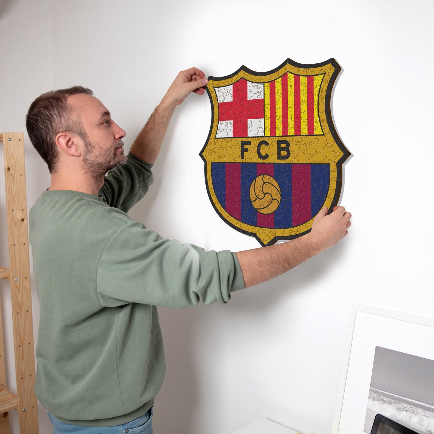 Logo FC Barcelona® - Puzzle di Legno