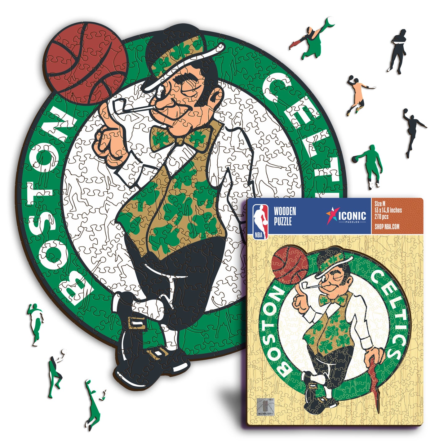 Boston Celtics™ Logo - Puzzle di Legno