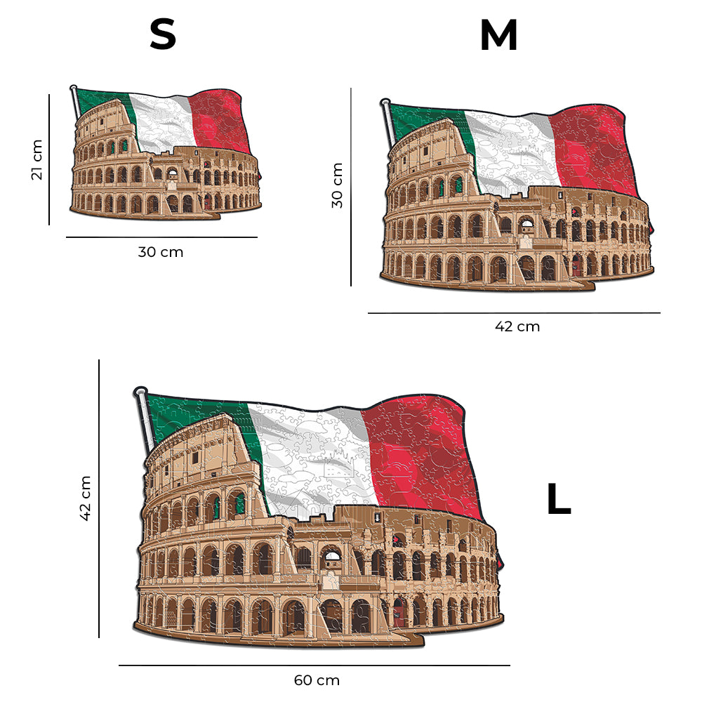 Colosseo - Puzzle di Legno