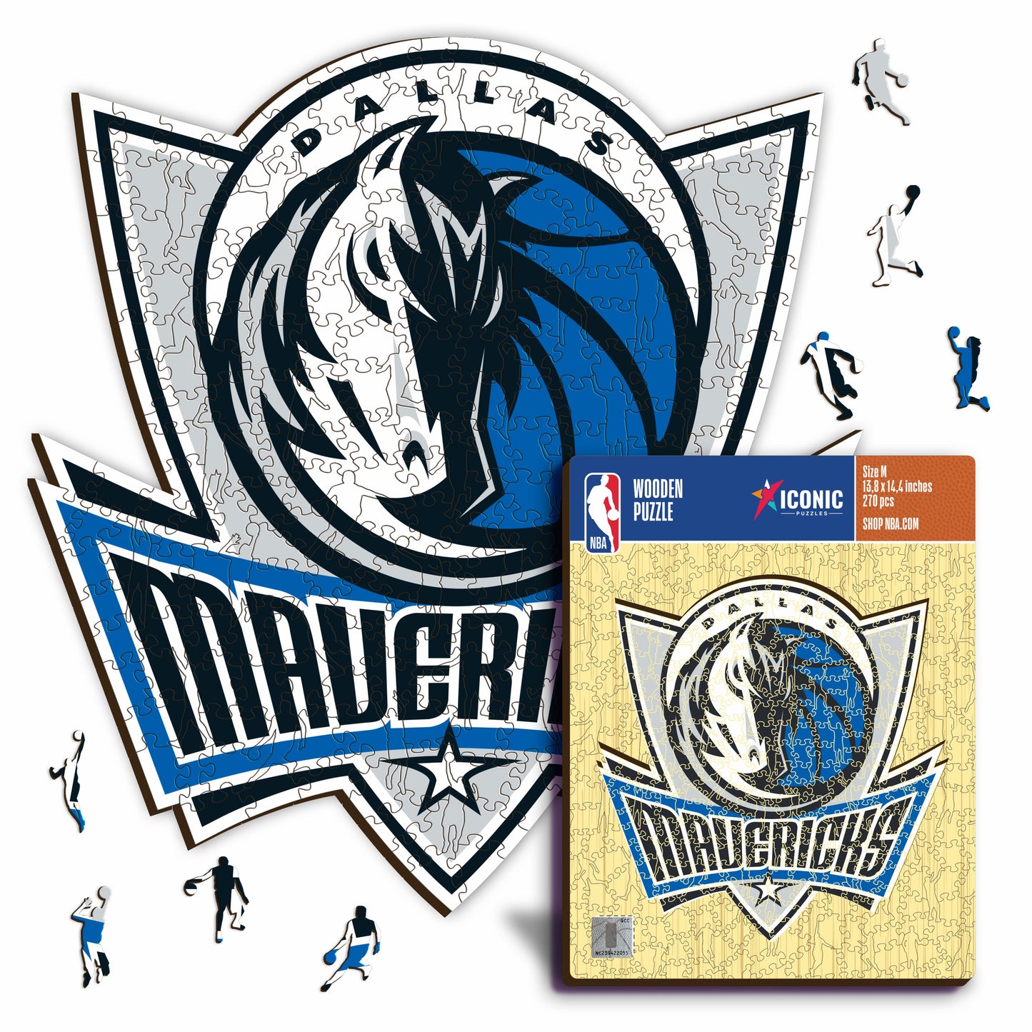 Dallas Mavericks™ Logo - Puzzle di Legno