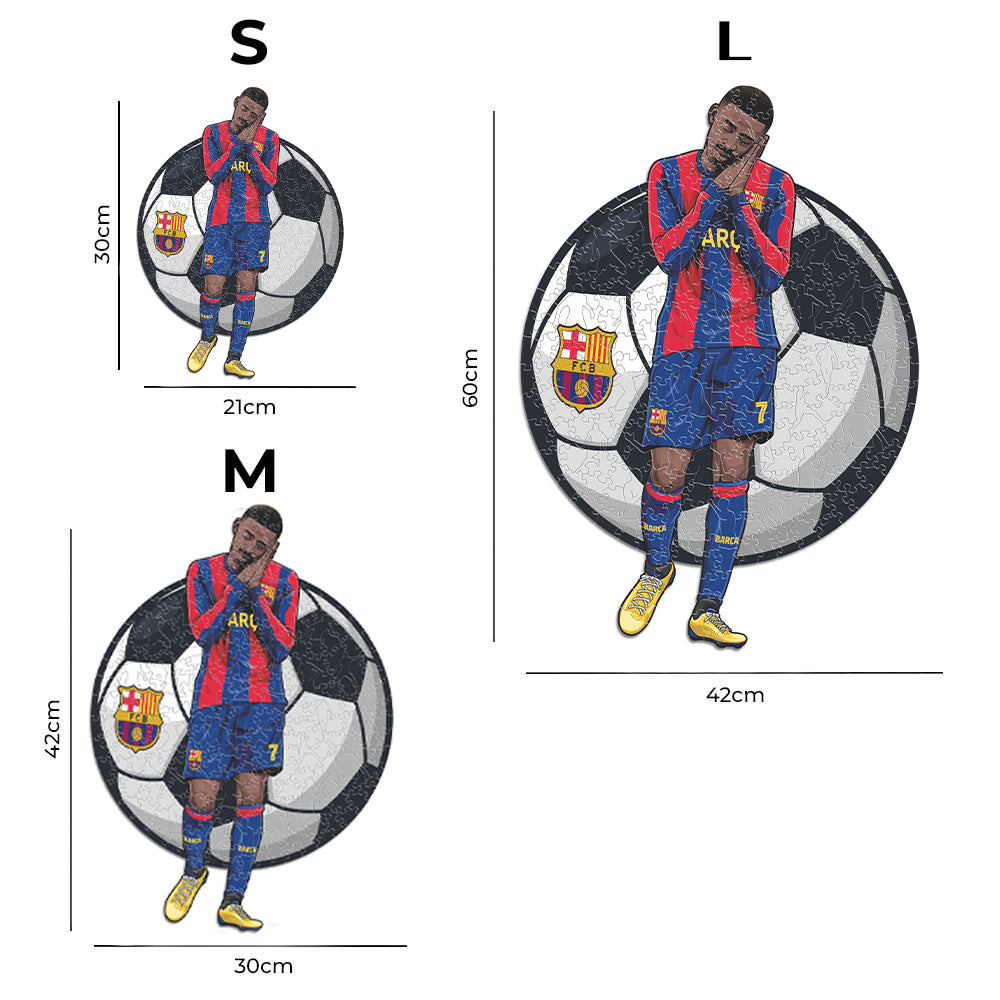 Ousmane Dembélé - Puzzle di Legno Ufficiale