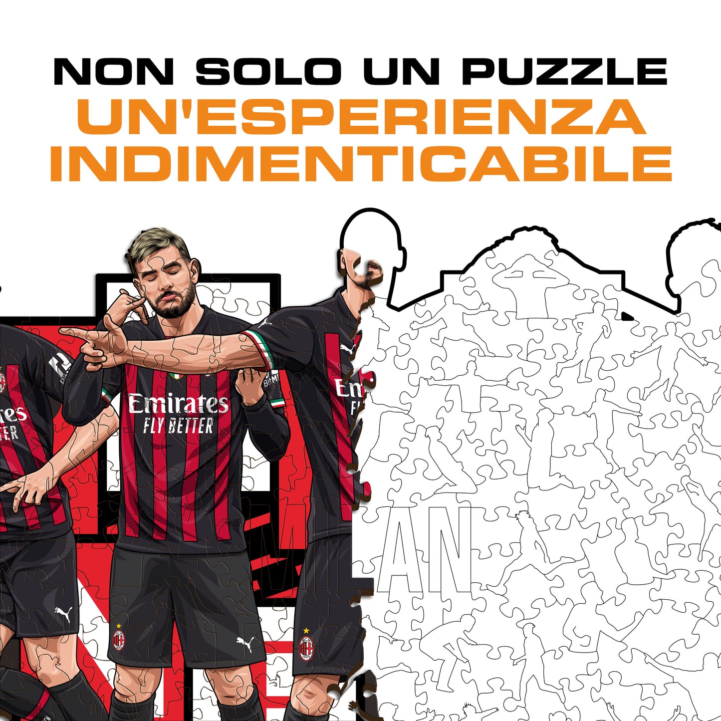 5 Players Milan® - Puzzle di Legno