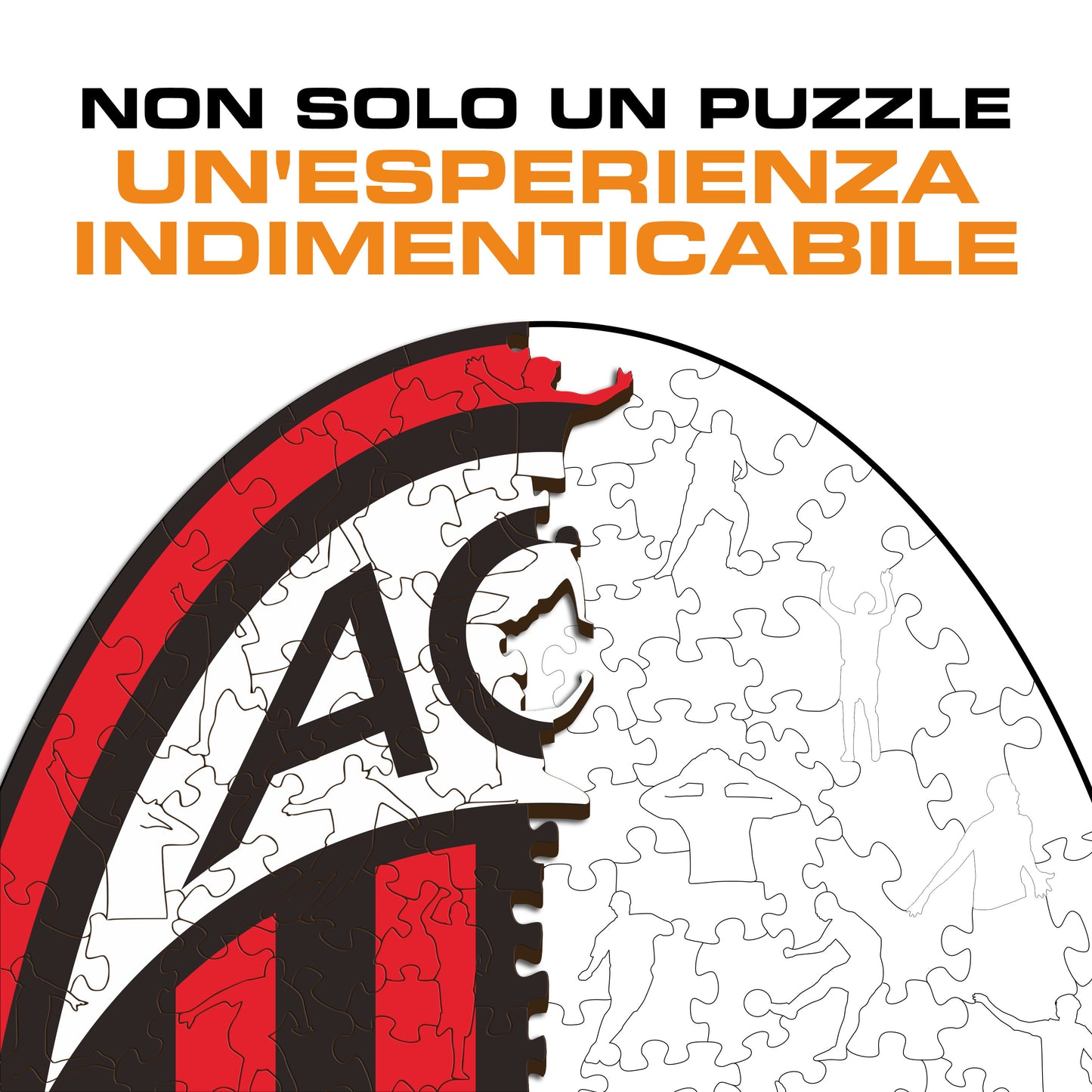 Logo Milan® - Puzzle di Legno