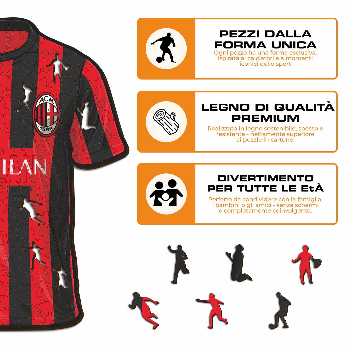 Maglia Milan® - Puzzle di Legno