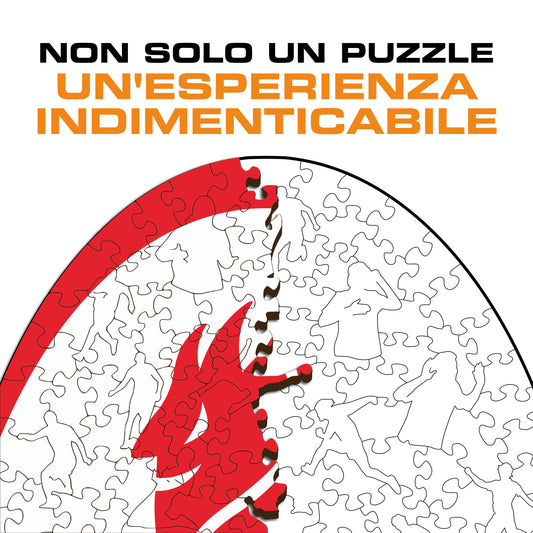 Devil Logo Milan® - Puzzle di Legno